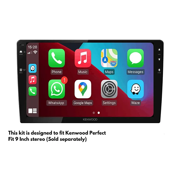 InCarTec PF-154 MAN TGE (2017-2023) Perfect Fit 9" Stereo Fitting Kit (Without Steering Wheel Controls)