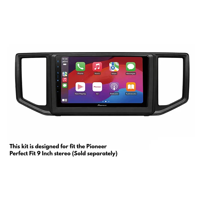 InCarTec PF-154 MAN TGE (2017-2023) Perfect Fit 9" Stereo Fitting Kit (Without Steering Wheel Controls)