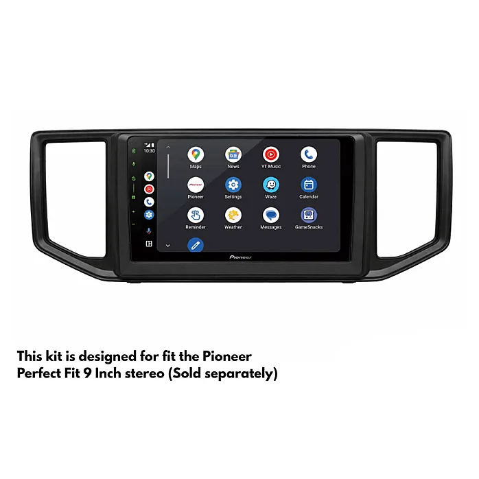 InCarTec PF-154 MAN TGE (2017-2023) Perfect Fit 9" Stereo Fitting Kit (Without Steering Wheel Controls)