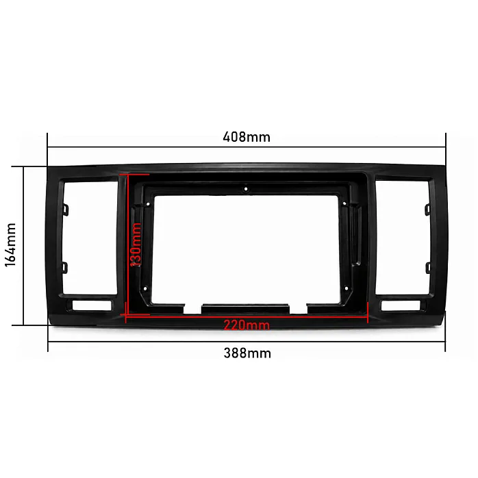 InCarTec PF-157-SWC5-D Volkswagen Transporter T6 (2015-2019) Pioneer 9" Perfect Fit Kit (Steering Controls Only)