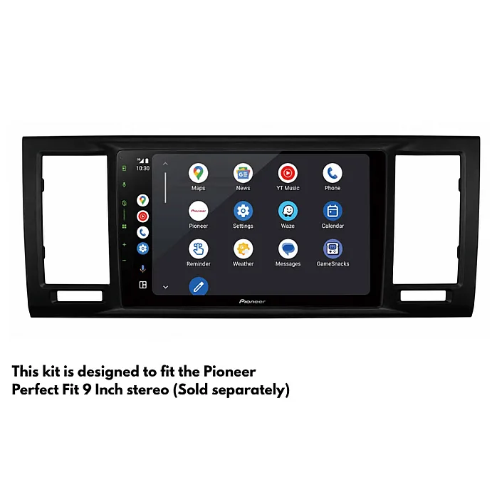 InCarTec PF-157-SWC5-D Volkswagen Transporter T6 (2015-2019) Pioneer 9" Perfect Fit Kit (Steering Controls Only)