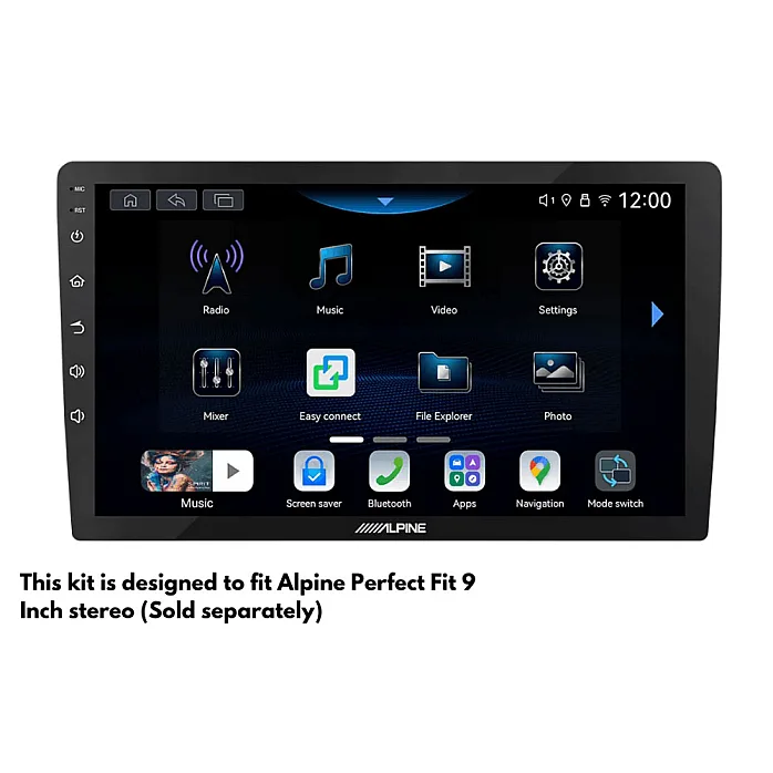 InCarTec PF-157-UVW03 Volkswagen Transporter T6 (2015-2019) Pioneer 9" Perfect Fit Kit (Climate Control/ Parking Screen retention)
