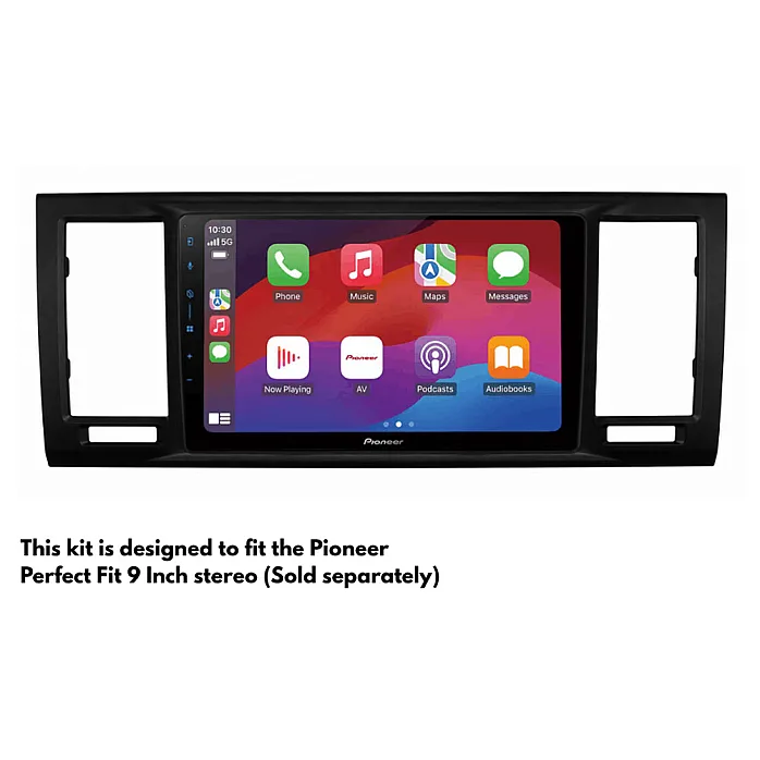 InCarTec PF-157-UVW03 Volkswagen Transporter T6 (2015-2019) Pioneer 9" Perfect Fit Kit (Climate Control/ Parking Screen retention)