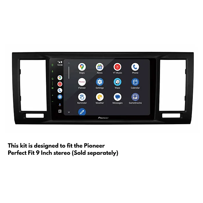 InCarTec PF-157-UVW03 Volkswagen Transporter T6 (2015-2019) Pioneer 9" Perfect Fit Kit (Climate Control/ Parking Screen retention)