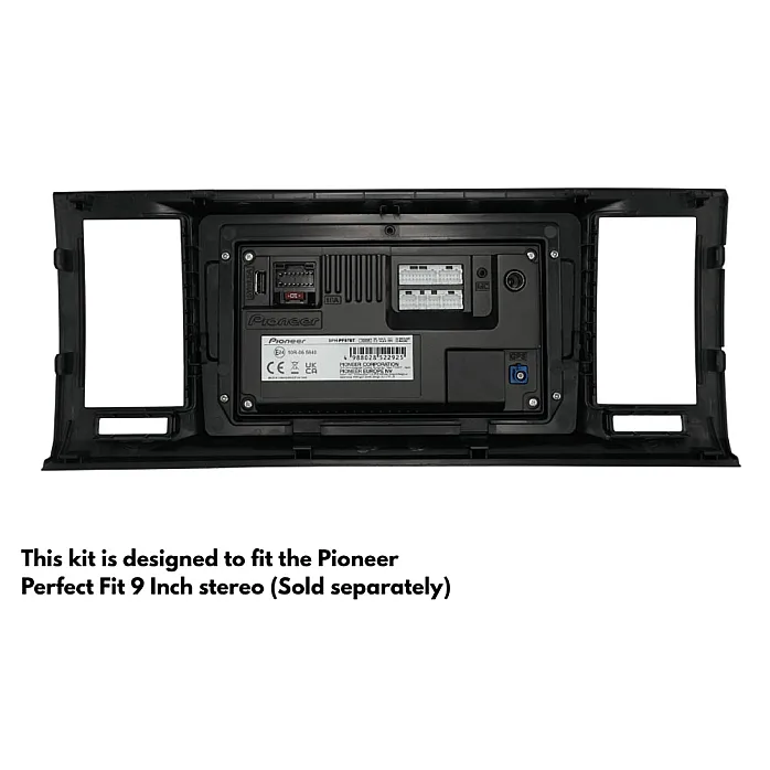 InCarTec PF-157-UVW03 Volkswagen Transporter T6 (2015-2019) Pioneer 9" Perfect Fit Kit (Climate Control/ Parking Screen retention)