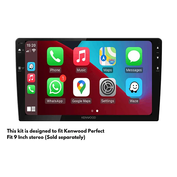 InCarTec PF-159 Toyota Landcruiser (2023 Onwards) Perfect Fit 9" Stereo Fitting Kit (Radio Prep Systems)