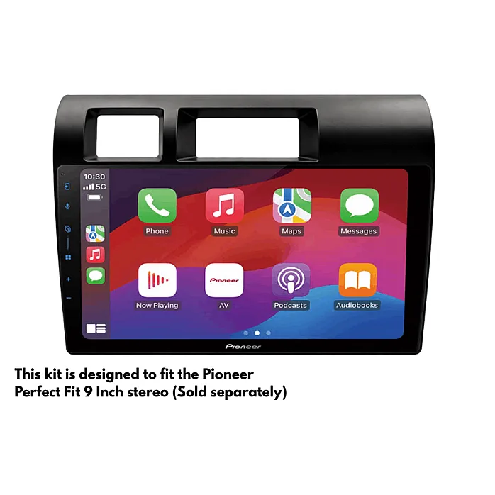 InCarTec PF-159 Toyota Landcruiser (2023 Onwards) Perfect Fit 9" Stereo Fitting Kit (Radio Prep Systems)