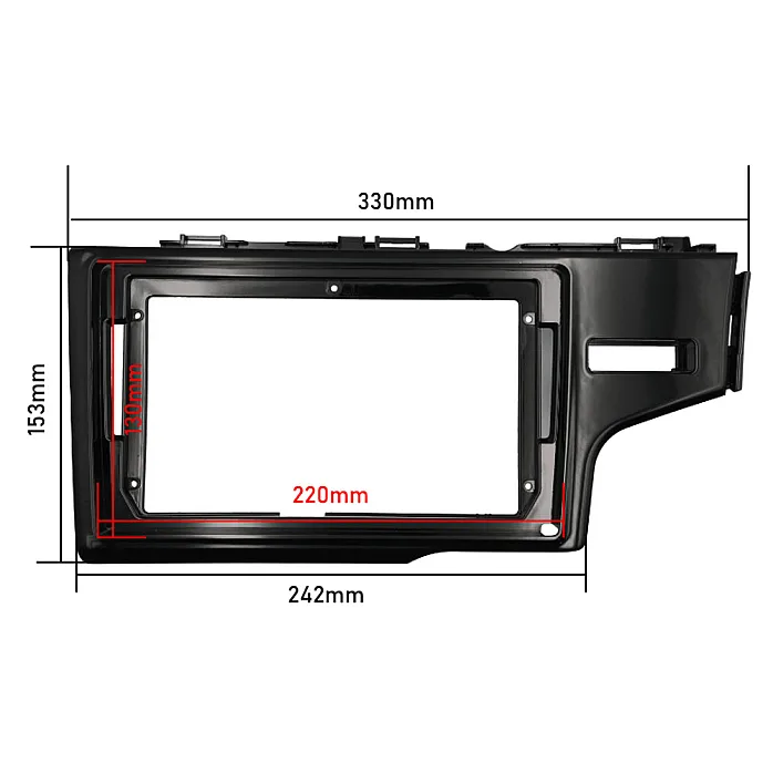 InCarTec PF-162-SWC Honda Jazz, Fit (2015–2020) 9" Perfect Fit Stereo Fitting Kit
