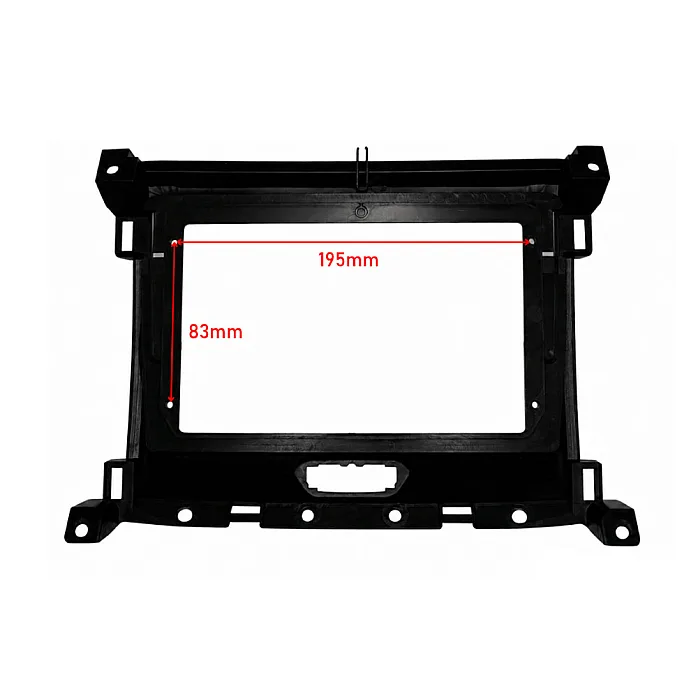 InCarTec PF-164-SWC Ford Ranger XL (2016-2022) 9" Perfect Fit Stereo Fitting Kit with Steering Wheel Control Retention