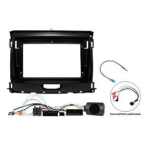 Ford Ranger XL (2016-2022) 9" Perfect Fit Stereo Fitting Kit with Steering Wheel Control Retention