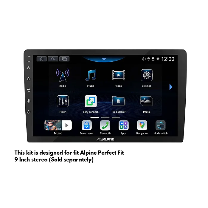 InCarTec PF-166-1 Ford Transit Custom (2013-2018) 9" Perfect Fit Stereo Fitting Kit (WITHOUT DISPLAY/ BASE MODEL)