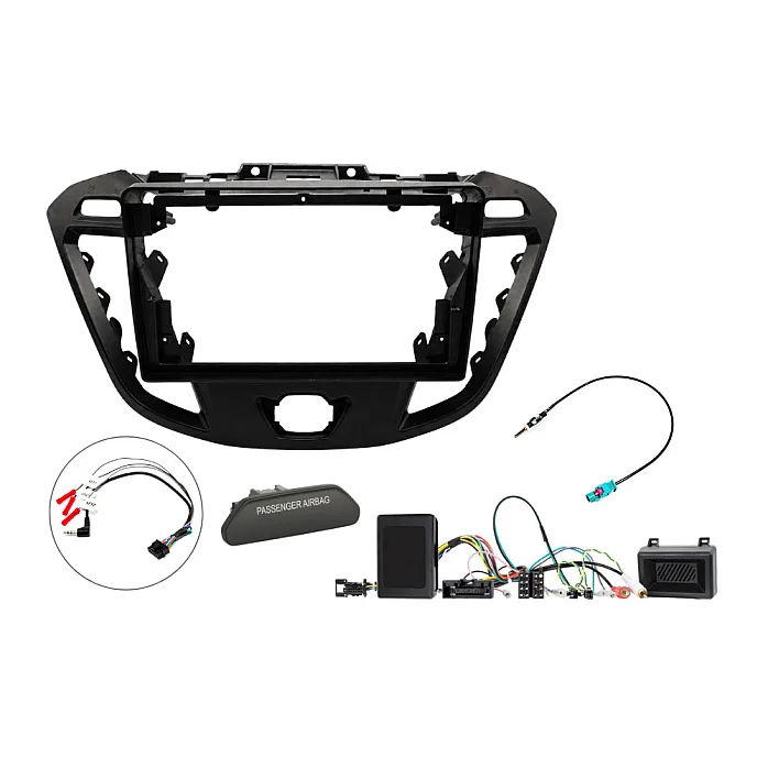 InCarTec PF-166-3 Ford Transit Custom Limited / Sport (2012-2016) 9" Stereo Fitting Kit With Airbag Light