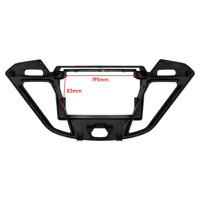 InCarTec PF-166-4 Ford Transit Custom Trend / Limited / Sport (2016-2018) 9" Stereo Fitting Kit With Airbag Light