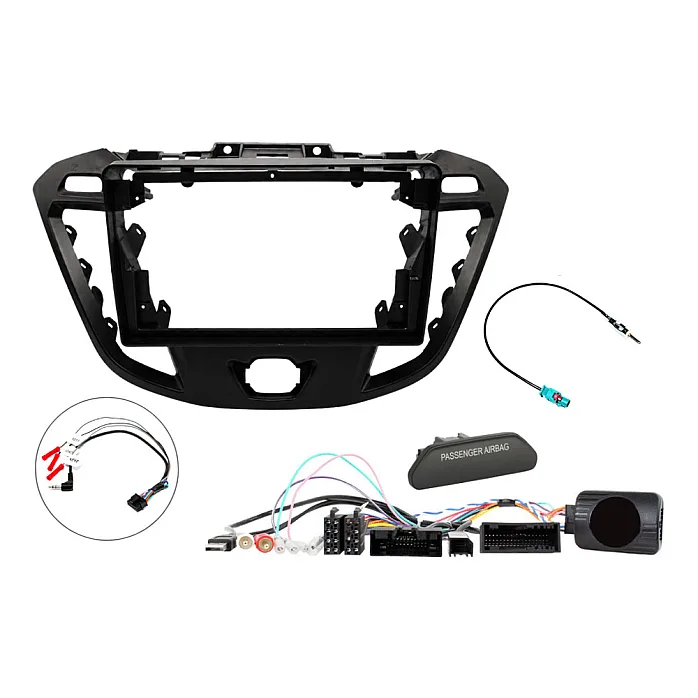 InCarTec PF-166-4 Ford Transit Custom Trend / Limited / Sport (2016-2018) 9" Stereo Fitting Kit With Airbag Light