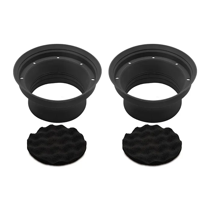 InCarTec SBFK-165 Silicone Speaker Baffle Weather Proofing Ring Kit for 6.5" Speakers