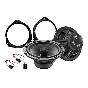 InCarTec SFK-FIA1-EC165 Abarth 500 (6.5") BLAM EXPRESS Front Door Coaxial Speaker Upgrade Fitting Kit
