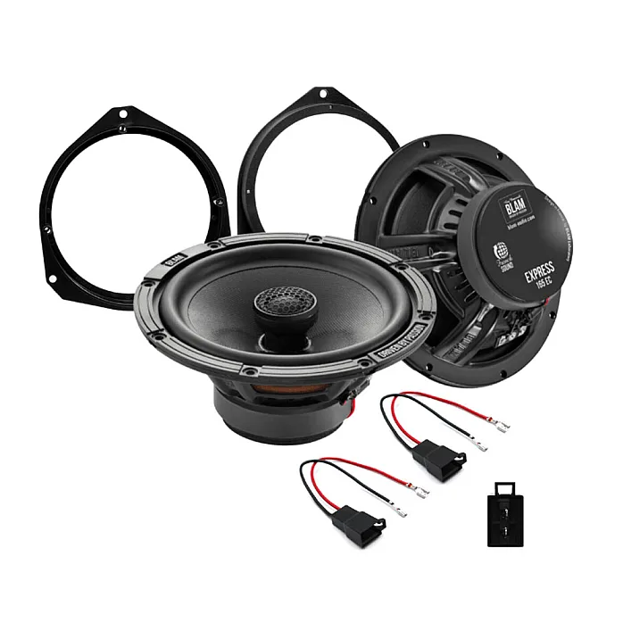 InCarTec SFK-FIA1-EC165 Abarth 500 (6.5") BLAM EXPRESS Front Door Coaxial Speaker Upgrade Fitting Kit