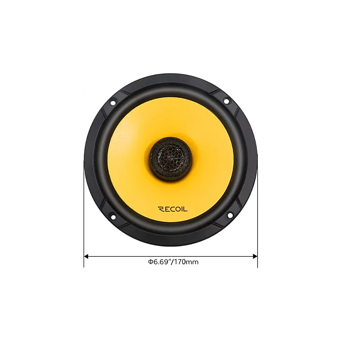 InCarTec SFK-FIA2-RCX65 Abarth 500 (2008-2016) 6.5" Rear Side Hatch Coaxial Speaker Upgrade Fitting Kit