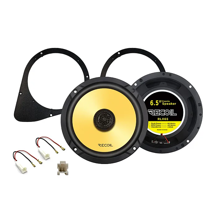 InCarTec SFK-FIA2-RCX65 Abarth 500 (2008-2016) 6.5" Rear Side Hatch Coaxial Speaker Upgrade Fitting Kit