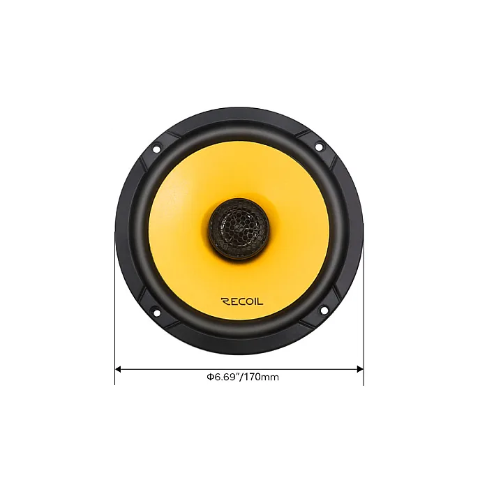 Recoil SFK-FOR1-RLX65 Mazda BT-50 2011-2020 (6.5") RECOIL Coaxial Speaker Upgrade Fitting Kit