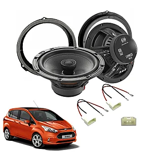 InCarTec SFK-FOR2-EC165 Ford B-MAX 165mm (6.5") Front or Rear Door Car Coaxial Speaker Upgrade Fitting Kit