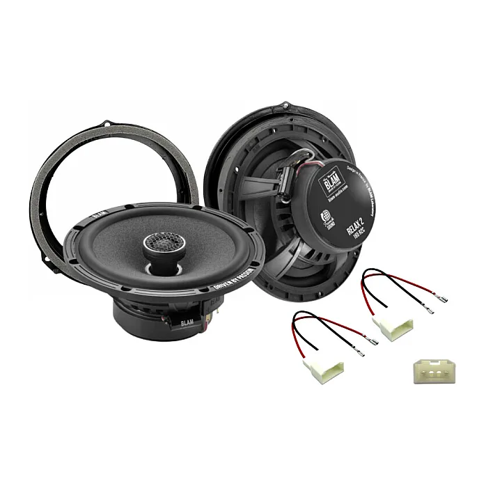 InCarTec SFK-FOR2-RC165 Ford B-MAX (6.5") Front or Rear Door Car Coaxial Speaker Upgrade Fitting Kit