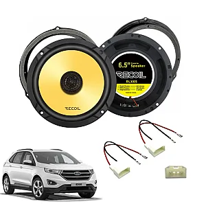 InCarTec SFK-FOR2-RCX65 Ford Edge 2015-2019 (6.5") Front or Rear Door Car Coaxial Speaker Upgrade Fitting Kit