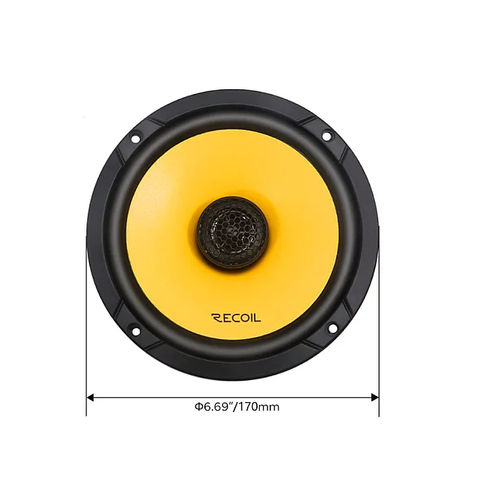 InCarTec SFK-FOR2-RCX65 Ford B-MAX 2012-2018 (6.5") Front or Rear Door Car Coaxial Speaker Upgrade Fitting Kit