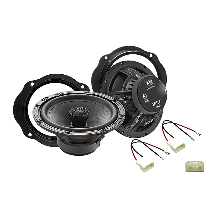 InCarTec SFK-FOR3-EC165 Ford C-MAX 2003-2010 165mm (6.5") Car Front Door Coaxial Speaker Upgrade Fitting Kit