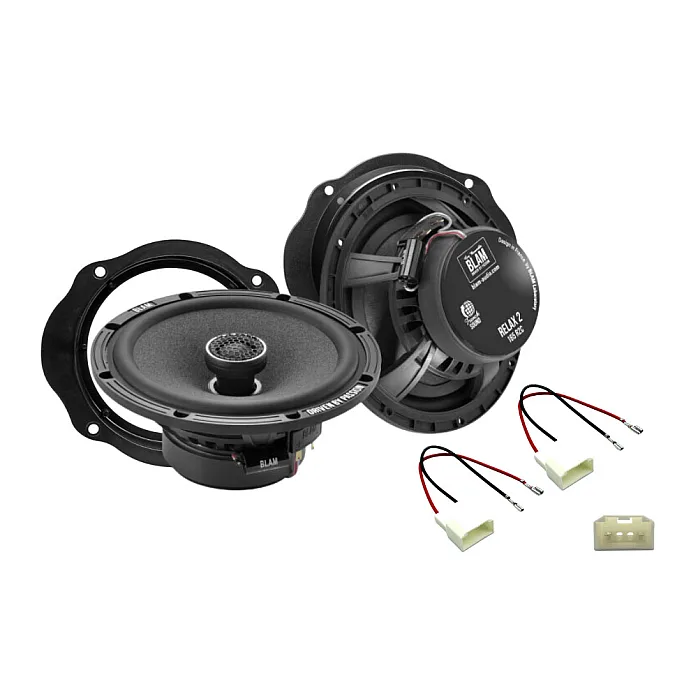 InCarTec SFK-FOR3-RC165 Ford C-MAX 2003-2010 165mm (6.5") Car Front Door 2-Way Coaxial Speaker Upgrade Fitting Kit