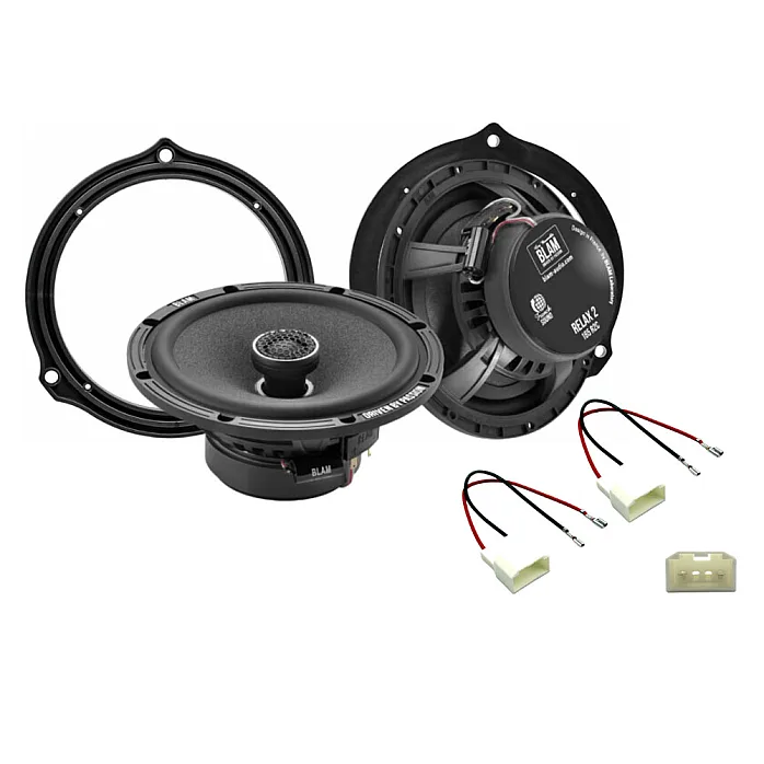 InCarTec SFK-FOR4-RC165 Ford C-MAX 2003-2010 165mm (6.5") 2-Way Car Rear Door Coaxial Speaker Upgrade Fitting Kit