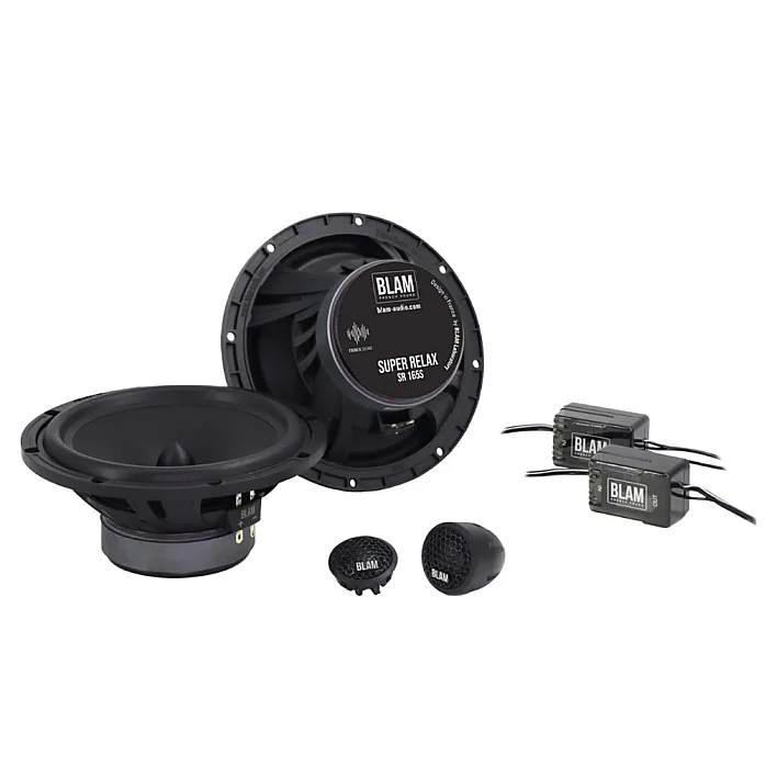 InCarTec SFK-JAG2-RS165 Jaguar X-Type, XJ, XK 165mm (6.5 Inch) BLAM RELAX Car Speaker Upgrade Fitting Kit