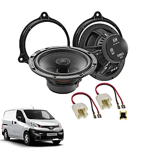 InCarTec SFK-NIS1-EC165 Nissan NV200 (2010-2019) (6.5") Car Front Door Coaxial Speaker Upgrade Fitting Kit