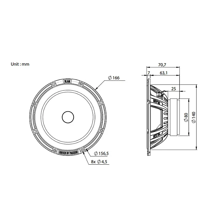 InCarTec SFK-NIS1-ES165 Nissan NV200 (2010-2019) 6.5" BLAM EXPRESS 165ES Front Door Component Speaker Upgrade Fitting Kit