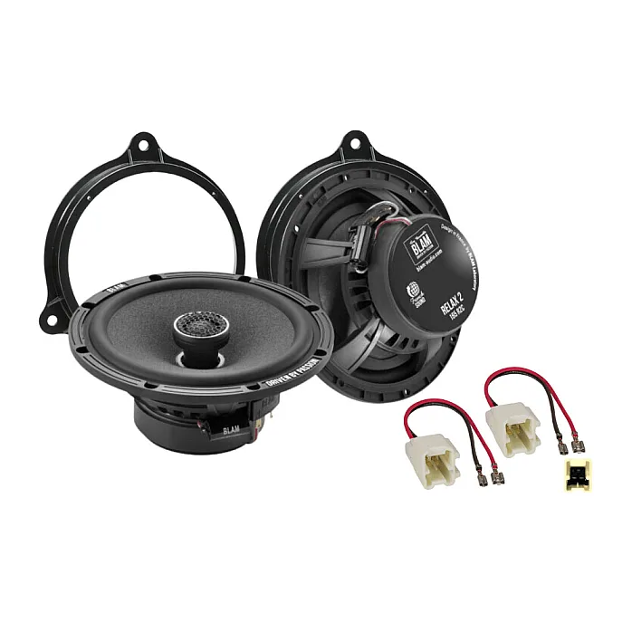 InCarTec SFK-NIS1-RC165 Nissan NV200 (2010-2019) (6.5") Front Door Coaxial Car Speaker Upgrade Fitting Kit