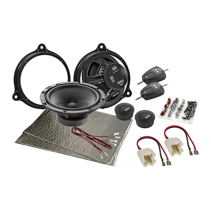 InCarTec SFK-NIS1-RS165 Nissan NV200 (2010-2019) (6.5") Front Door Component Car Speaker Upgrade Fitting Kit