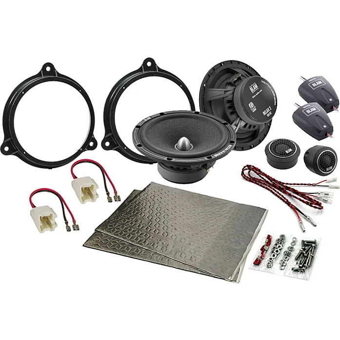 InCarTec SFK-REN1-RS165 Mitsubishi 165mm (6.5") Complete BLAM Speaker Upgrade Fitting Kit