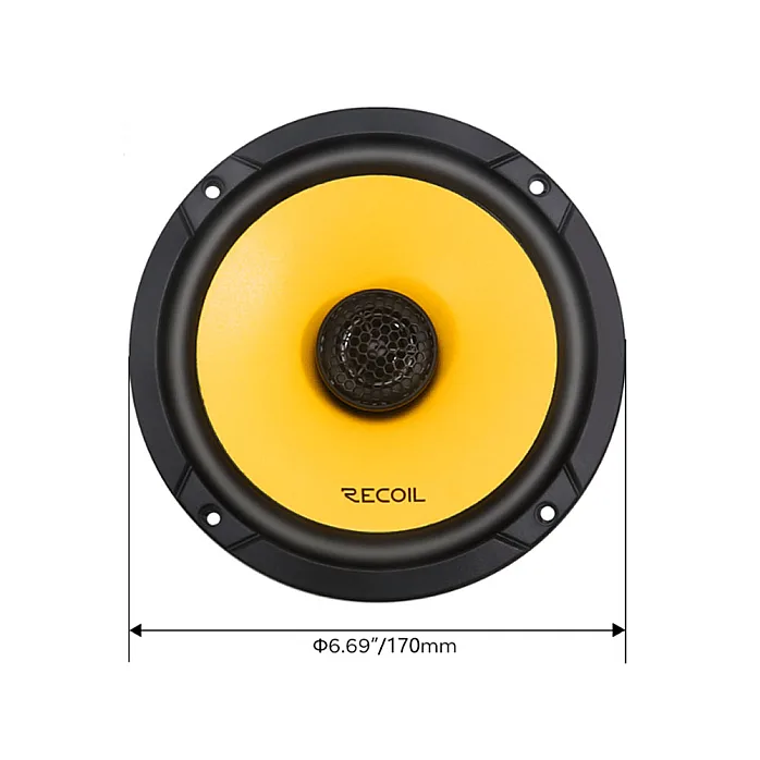 Recoil SFK-VW01-RLX65 Volkswagen (6.5") Complete RECOIL Coaxial Speaker Upgrade Fitting Kit
