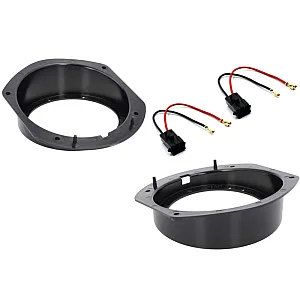 InCarTec SFKU-TSL02-130 Tesla 130mm Rear Door Speaker Upgrade Fitting Kit