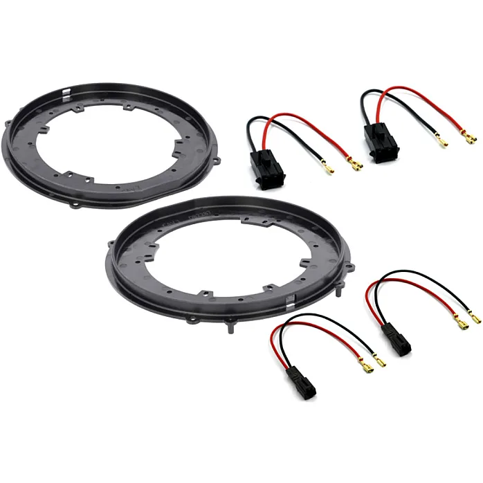 InCarTec SFKU-TSL03-165 Tesla (PREMIUM SOUND) 165mm Front Door Speaker Upgrade Fitting Kit