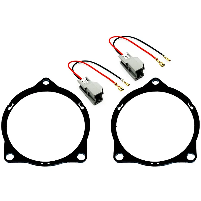 InCarTec SFKU-VOL03-100 Volvo Front Door 100mm (4") Speaker Upgrade Fitting Kit