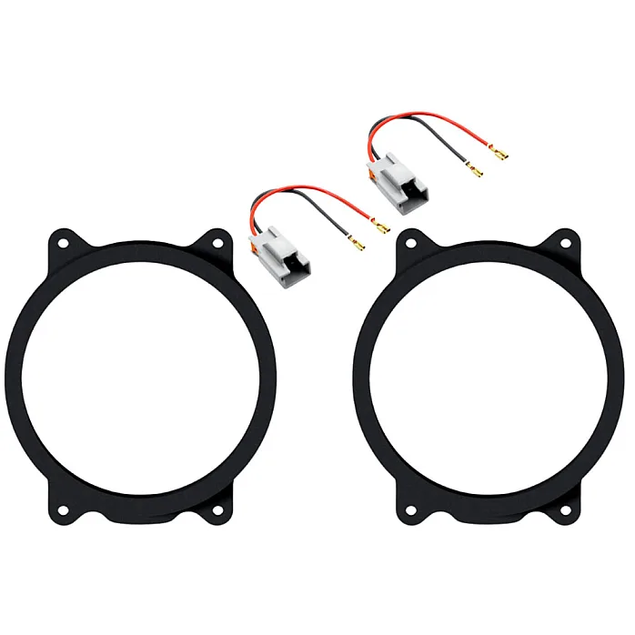 InCarTec SFKU-VOL04-165 Volvo, Front or Rear Door 165mm (6.5") Speaker Upgrade Fitting Kit