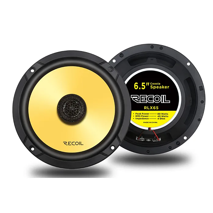 Recoil RLX65 6.5" (165mm) 2 Way Full Range Coaxial Car Speaker System