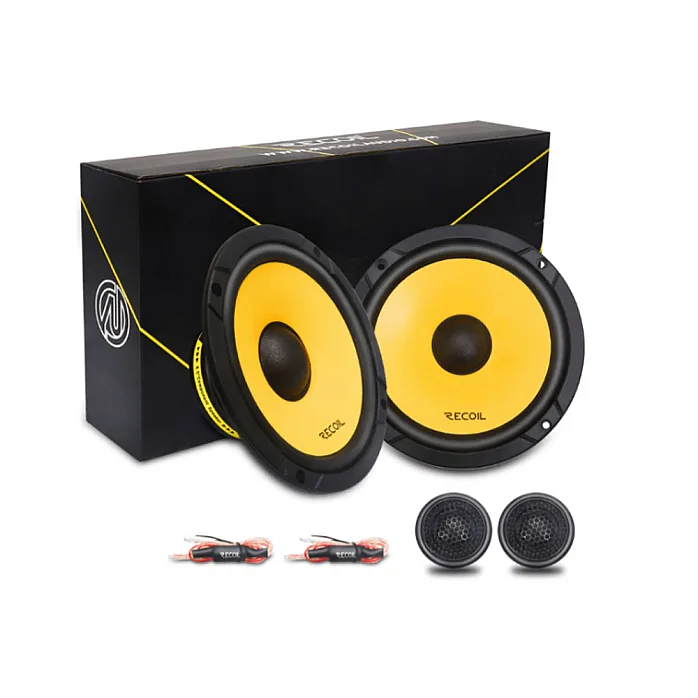 InCar Tec SPK-REC-RLM65 Level 3 - 6.5" (165mm) Component Car Speaker System