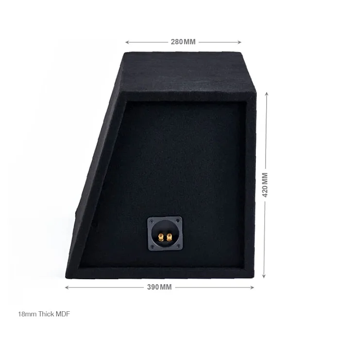 Pioneer Class D Monoblock Amplifier With 12" Dual Voice Coil Subwoofer Enclosure Wiring Pack