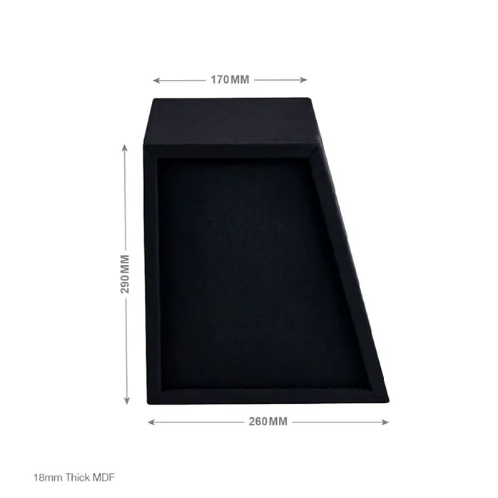 InCarTec SUBBOX-8 Sealed High Quality 8" Subwoofer Enclosure Bass Box (18mm Thick MDF)