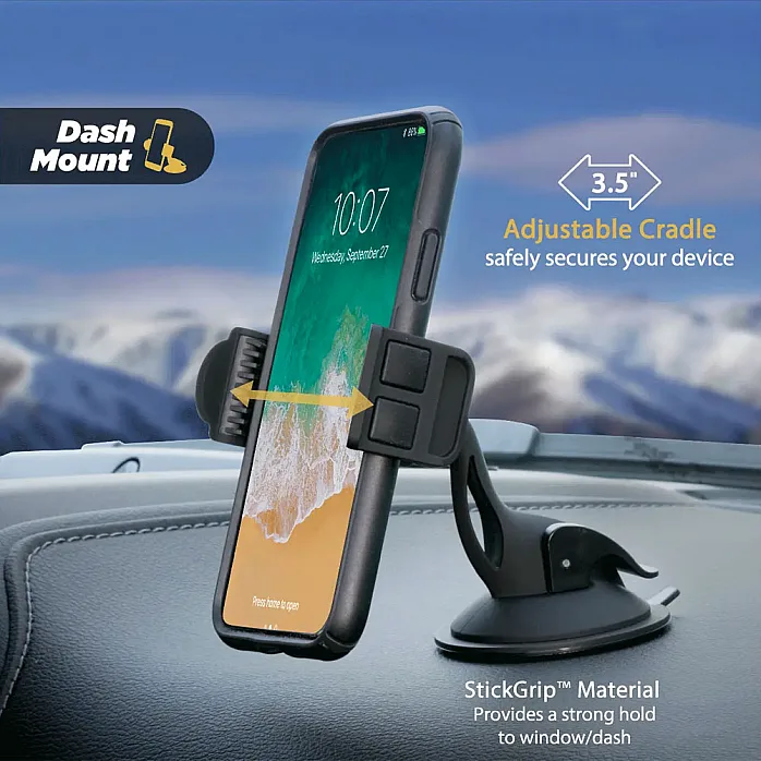 Scosche HDVM 3-in-1 Universal Car Mount For Smartphones
