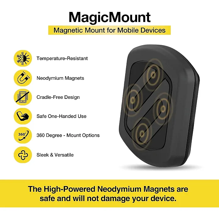 Scosche MAGDM2 360 Adjustable Universal Magic Mount Magnetic Holder