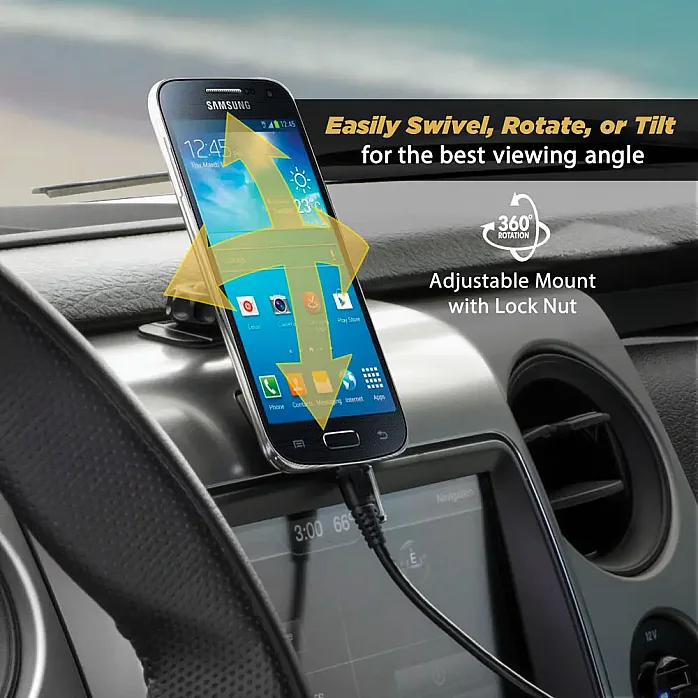 Scosche MAGDMI 4-Axis, 360 Degree Adjustable Universal Magic Magnetic Phone/GPS Mount