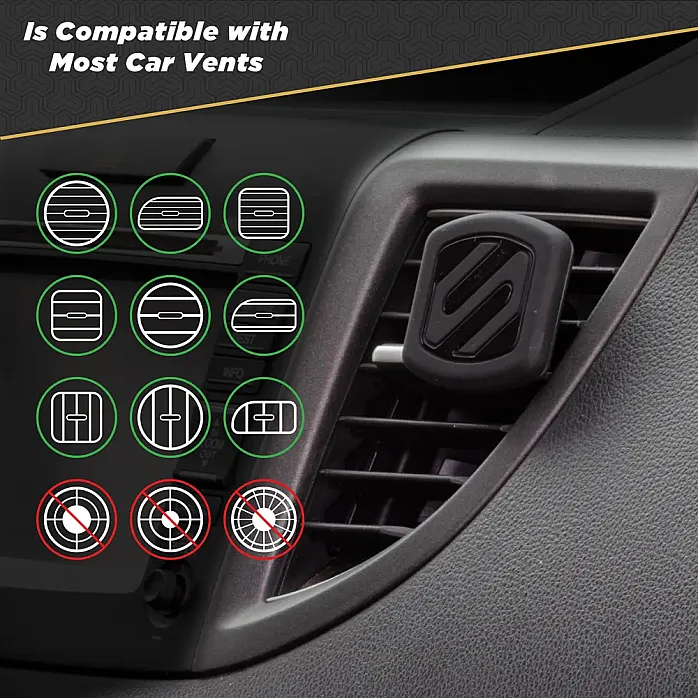 Scosche MAGVM2 MagicMount Vent2 Magnetic Mount Holder For Mobile Devices